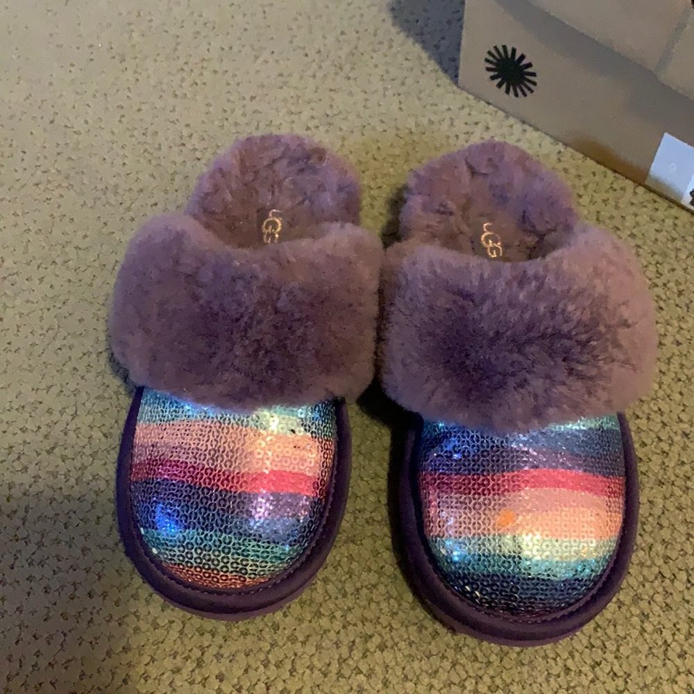 Sequin Ugg slippers